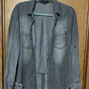 Velvet Heart Faded Black Shirt Jacket